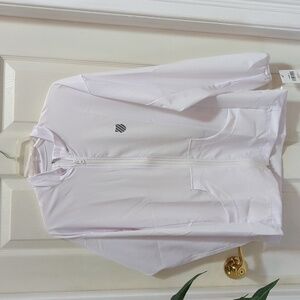 K*Swiss White Impact Jacket Men's Size Small - New
